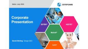 Zotefoams Investor Presentation
